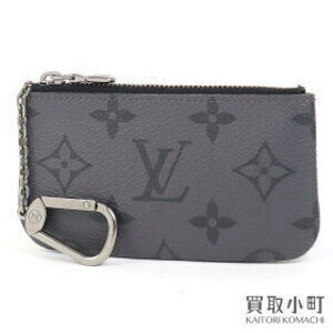 Louis Vuitton Eclipse Black Reverse Key Holder Case Wallet Keychain